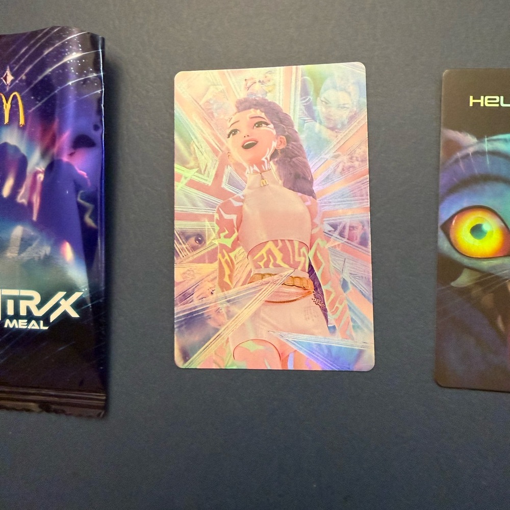 McDonald's The Huntrx Meal Collectible Cards - Blue & Multicolor - Picture 2 of 3